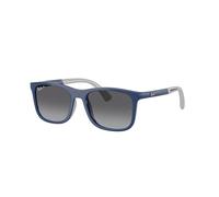 Ray - Ban Bambino RJ9084S 7187T3 Occhiali da sole Iniettato Grigio Marrone Squadrata Polarizzata