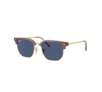 Ray - Ban Bambino RJ9116S JUNIOR NEW CLUBMASTER 715680 Occhiali da sole Iniettato Rosa Blu Geometrica Normale