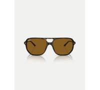 Ray-Ban - Bill One - Occhiali da sole irregolari color Havana con lenti marroni-Marrone M