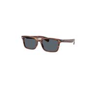 Ray - Ban Unisex Ray - Ban RB2234 BRUNEL 954/R5 Occhiali da sole Acetato Marrone Blu Squadrata Normale