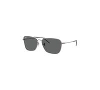 Ray - Ban Unisex Ray - Ban RBR0102S CARAVAN REVERSE 004/GR Occhiali da sole Metallo Grigio Grigio Squadrata Normale