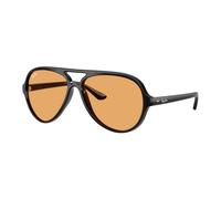 Ray-Ban Occhiali da Sole RB4125 601/33 Cats 5000 Nero/Arancione Uomo 59/13/140