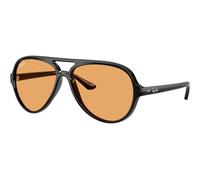 Ray-Ban Occhiali da Sole RB4125 601/33 Cats 5000 Nero/Arancione Uomo 59/13/140