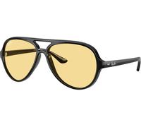Ray-Ban Cats 5000 RB4125 601/R6, Nero, Plastic, Uomini occhiali da sole 59