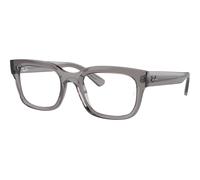 Ray - Ban Unisex Ray - Ban RX7217 CHAD 8263 Montature da vista Acetato Grigio Trasparente Squadrata Normale