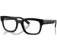 Ray - Ban Unisex RX7217 CHAD 8260 Montature da vista Acetato Nero Trasparente Squadrata Normale