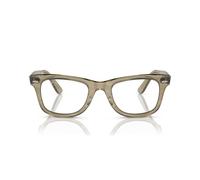 Ray-ban Change Wayfarer Rb 2140 Occhiali Da Sole Unisex Marrone Squadrato Trasparente 50mm