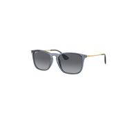 Ray - Ban Uomo Ray - Ban RB4187 CHRIS 6592T3 Occhiali da sole Iniettato Blu Grigio Squadrata Polarizzata