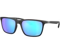 Ray-Ban Chromance Collection RB4385 601SA1 Polarized, Polarizzato, Nero, Plastic, Uomini occhiali da sole 58