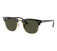 Ray-Ban Clubmaster Classic RB3016 W0365, Nero, Acetate, Unisex occhiali da sole 51