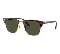 Ray-Ban Clubmaster Classic RB3016 W0366, Marrone, Acetate, Unisex occhiali da sole 49