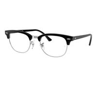 Ray-Ban Clubmaster Optics RX5154 2000, Nero, Acetate, Unisex occhiali 53