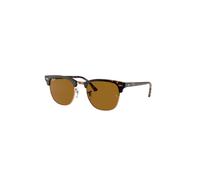 Ray - Ban Unisex Ray - Ban RB3016 CLUBMASTER 130933 Occhiali da sole Acetato Tartaruga Marrone Squadrata Normale