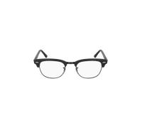 Ray - Ban Unisex Ray - Ban RX5154 CLUBMASTER 2077 Montature da vista Acetato Nero Trasparente Squadrata Normale