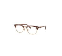 Ray-Ban Clubmaster RX5154 8375, Oro, Acetate, Unisex occhiali 53