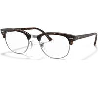 Ray - Ban Unisex RX5154 CLUBMASTER 2012 Montature da vista Acetato Marrone Trasparente Squadrata Normale