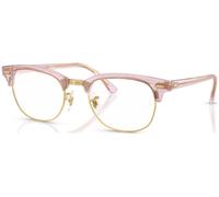 Ray - Ban Unisex RX5154 CLUBMASTER 8292 Montature da vista Acetato Viola Trasparente Squadrata Normale
