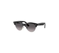 Ray - Ban Unisex RB2341 CLUBMASTER WAY 1354M3 Occhiali da sole Acetato Nero Grigio Squadrata Polarizzata Sfumato