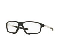 Oakley Uomo OX8076 CROSSLINK ZERO 807603 Montature da vista O_Matter Nero Trasparente Squadrata Normale