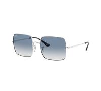 Ray - Ban Donna Ray - Ban RB1971 SQUARE 91493F Occhiali da sole Metallo Argento Blu Squadrata Normale Sfumato