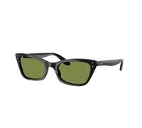 Ray - Ban Donna Ray - Ban RB2299 LADY BURBANK 901/4E Occhiali da sole Acetato Nero Verde Cat Eye Normale