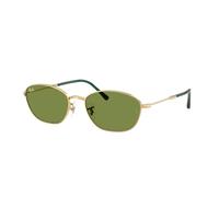 Ray - Ban Donna Ray - Ban RB3749 001/4E Occhiali da sole Metallo Oro Verde Geometrica Normale