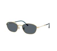 Ray - Ban Donna Ray - Ban RB3749 9278R5 Occhiali da sole Metallo Oro Blu Geometrica Normale