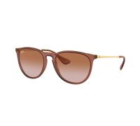Ray - Ban Donna Ray - Ban RB4171 ERIKA 659013 Occhiali da sole Nylon Marrone Marrone Pantos Normale Sfumato