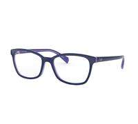 Ray - Ban Donna Ray - Ban RX5362 5776 Montature da vista Acetato Blu Trasparente Farfalla Normale