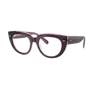Ray - Ban Donna Ray - Ban RX5586 DOREEN 8364 Montature da vista Acetato Viola Trasparente Squadrata Normale