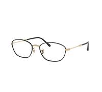 Ray - Ban Donna RX3749V 3175 Montature da vista Metallo Nero Trasparente Geometrica Normale