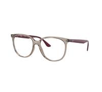 Ray - Ban Donna RX4378V 8083 Montature da vista Iniettato Grigio Trasparente Squadrata Normale