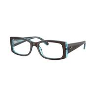 Ray - Ban Donna RX5434 MIRIAM 8366 Montature da vista Acetato Marrone Trasparente Squadrata Normale