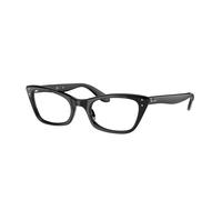 Ray - Ban Donna RX5499 LADY BURBANK 2000 Montature da vista Acetato Nero Trasparente Cat Eye Normale