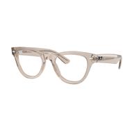 Ray - Ban Donna RX5510 8449 Montature da vista Acetato Marrone Trasparente Cat Eye Normale