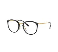 Ray - Ban Donna RX7140 2000 Montature da vista Iniettato Nero Trasparente Pantos Normale