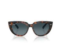 Ray-ban Doreen Rb 2286 Occhiali Da Sole Donna Avana Cat-eye Blu 49mm Polarizzato