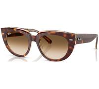 Ray - Ban Donna RB2286 DOREEN 141451 Occhiali da sole Acetato Tartaruga Marrone Squadrata Normale Sfumato