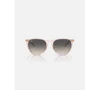 Ray-Ban - Erika Classic Phantos - Occhiali da sole rosa trasparente con lenti grigie M