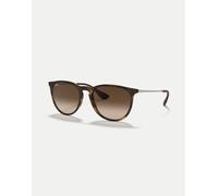 Ray-Ban - Erika - Occhiali da sole phantos classici color marrone scuro tartarugato con lenti marroni M