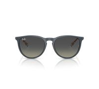 Ray-ban Erika Rb 4171 Occhiali Da Sole Donna Blu Rotondo Grigio 54mm