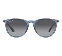 Ray - Ban Donna Ray - Ban RB4171 ERIKA 6592T3 Occhiali da sole Nylon Blu Grigio Pantos Polarizzata Sfumato