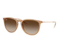 Ray - Ban Donna Ray - Ban RB4171 ERIKA 681413 Occhiali da sole Nylon Marrone Marrone Pantos Normale Sfumato