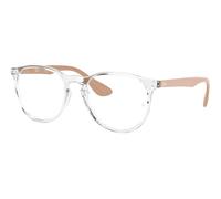 Ray-Ban Erika RX7046 5953, Trasparente, Plastic, Donne occhiali 51