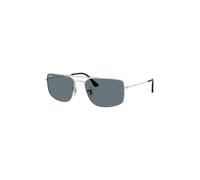 Ray - Ban Unisex Ray - Ban RB3779 EXPLORER 3 003/3R Occhiali da sole Metallo Argento Blu Squadrata Polarizzata
