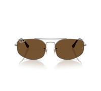 Ray - Ban Unisex RB3845 EXPLORER 5 004/57 Occhiali da sole Metallo Grigio Geometrica Polarizzata