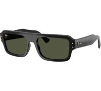 Ray-Ban Flacko RB4454 667731, Nero, Acetate, Unisex occhiali da sole 56