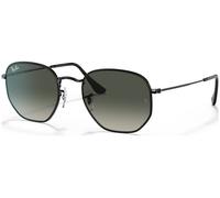 Ray - Ban Unisex RB3548 HEXAGONAL 002/71 Occhiali da sole Metallo Nero Grigio Geometrica Normale Sfumato