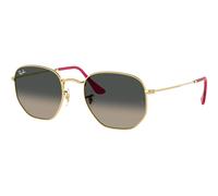 Ray-Ban Hexagonal RB3548N 001/71, Oro, Steel, Unisex occhiali da sole 51