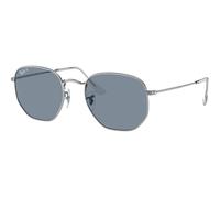Ray-Ban Hexagonal RB3548N 003/02 Polarized, Polarizzato, Argento, Steel, Unisex occhiali da sole 54